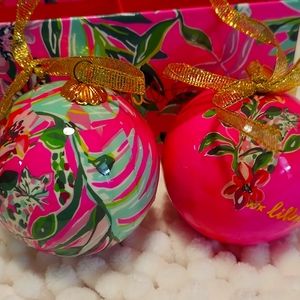 Lilly Pulitzer Christmas Ornaments
